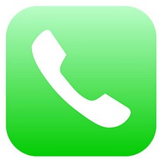 iPhoneの電話アイコン
